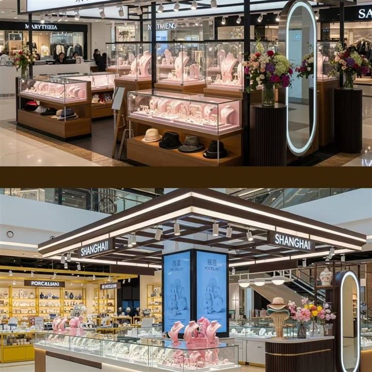 Showcase Shop Jewelry Mall Kiosk