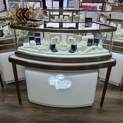 Stainless Steel Durabbli & Ħġieġ ittemprat Vetrina bl-imnut