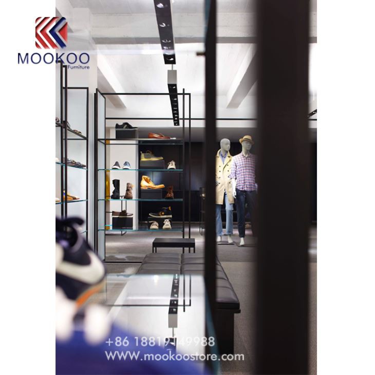 Black Metal Display For Clothing