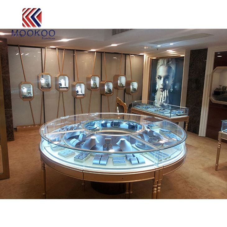Jewelry Counter Cabinet With Storage At Bottom
