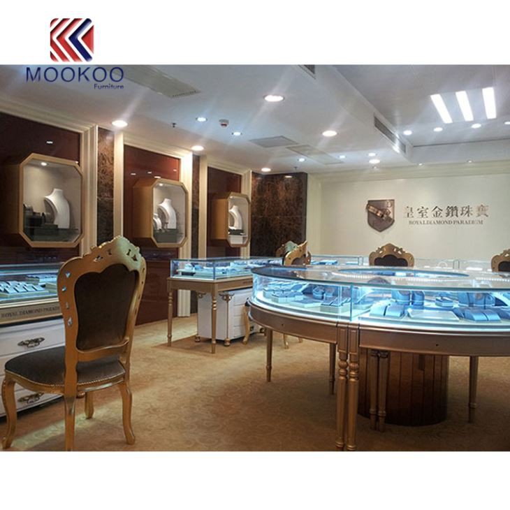 Jewelry Counter Cabinet With Storage At Bottom