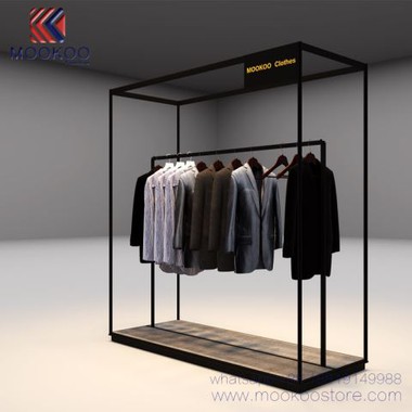 Stainless Steel Clothing Display Rack