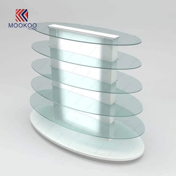 High Quality Customized Wooden Farmacia Shop Display Cabinet Drugstore Glass Shelves