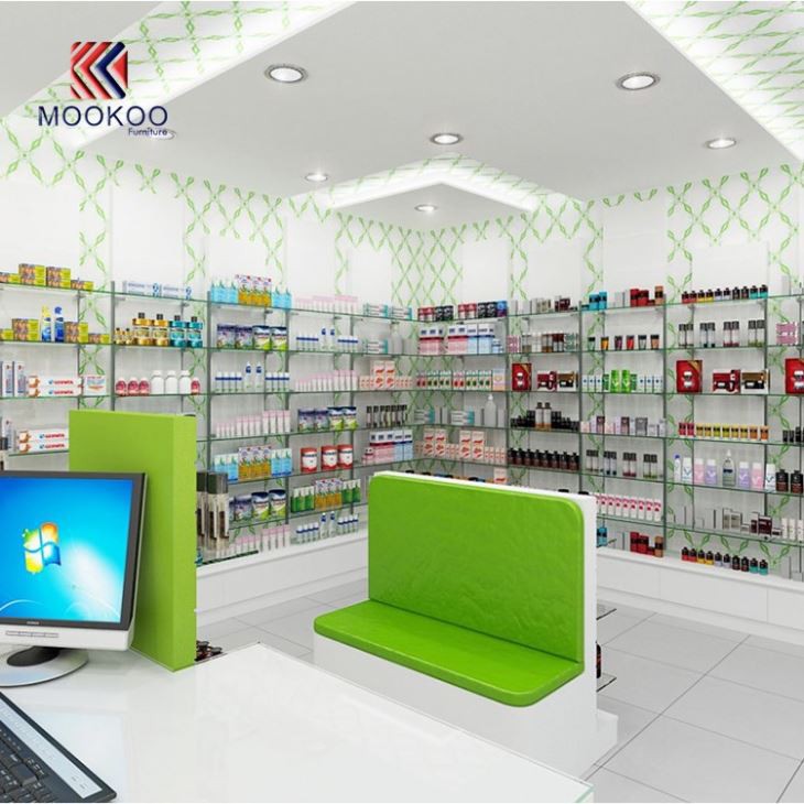 Pharmacies Shop Display Counter Design