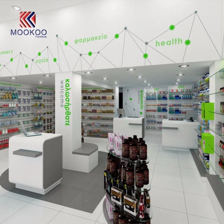 Pharmacy Display Cabinet For Farmacia Shop Sale