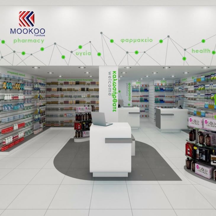 Pharmacy Display Cabinet For Farmacia Shop Sale