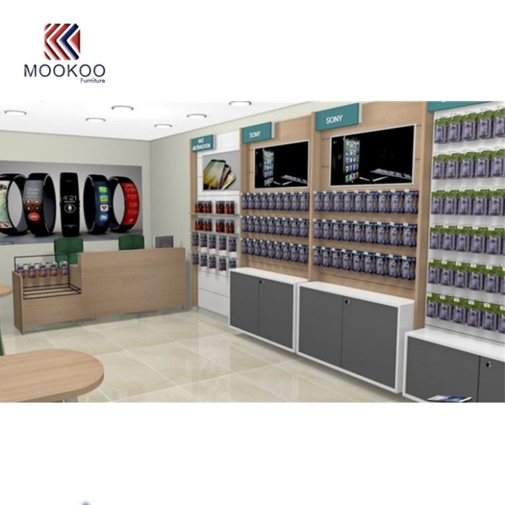 Mobile Phone Shop Furniture 3D Design