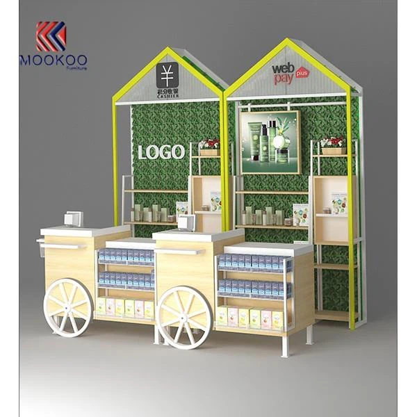 Customized Shop Furniture Cosmetic Display Racks