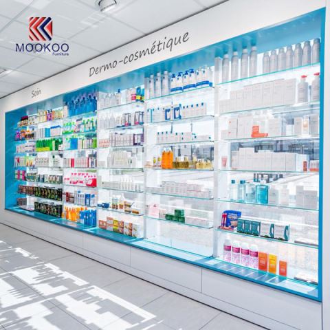 Bejgħ Dirett tal-Fabbrika Customized Display Pharmacy