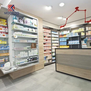 Bejgħ bl-imnut ta ’Farmacia Shop Interior Design